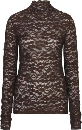 Dante6 The Irony Kant Top - Dames - Blouses & Shirts - Bruin - Maat: M Polyamide
