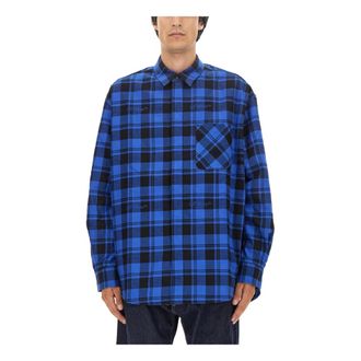 Off-white Check Flannel Padded Overshirt - male - Off White - Casual Shirts - Multicolor - L - Shirts