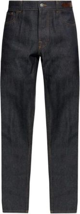 Lanvin Straight Jeans - Heren - Slim Fit Jeans - Blauw - L - Nylon - Jeans