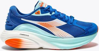 Diadora Mens Atomo Star Trainer Shoes In Blue/orange