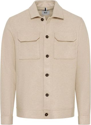 Brax Style Santiago Overshirt - Heren - Zomerjassen - Beige - 4XL - Wol - Jassen
