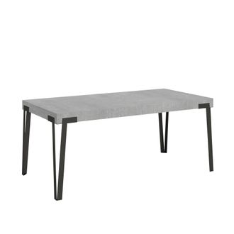Itamoby Tavolo Allungabile 90x180/284 Cm Rio Cemento Telaio Antracite