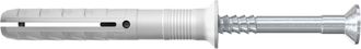 Fischer 100x Taco De Clavo N 5 X 30/5 S Con Tornillo De Clavo A2 Acero Inoxidable - 050370
