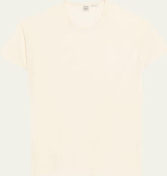 Toteme Short-Sleeved Silk and Cotton T-Shirt