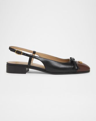サンダル・ミュール VALENTINO SS25 SLING BACK FOLIFOLIAGE (6W0S0MH0DDT AHA) 0400022669981_BLACKGOLD?wid=