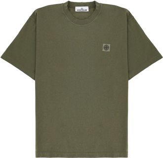 Stone Island T Shirt With Logo Patch