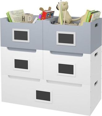 Woltu Woltu Libreria Legno Bambini Scaffale Libro Per Bambi Cameretta Bianco Fai Da Te