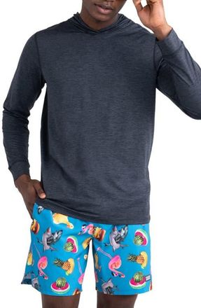 Saxx DropTemp All Day Cooling Hoodie in Turbulence Heather at Nordstrom, Size Medium