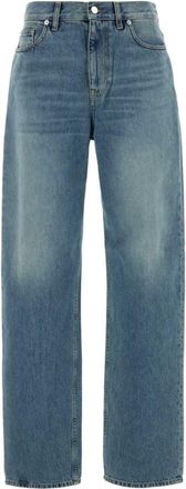 Gucci Light Blue Wide Leg Jeans