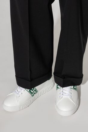 Versace Sports Shoes With Monogram, Mens, White