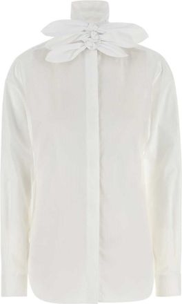 Moschino White Embroidered Shirt