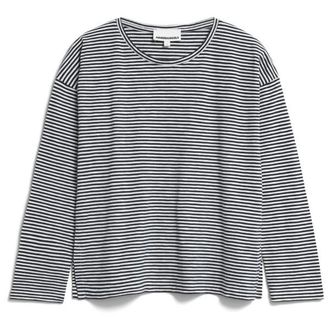 Armedangels Xianaa Lovely Stripes Longsleeve f&uuml;r Damen | grau