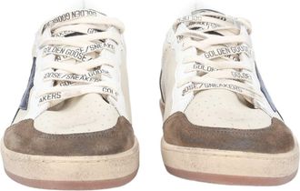 Golden Goose Ball Star Vintage Sole Mixed Leather Low-Top Sneakers