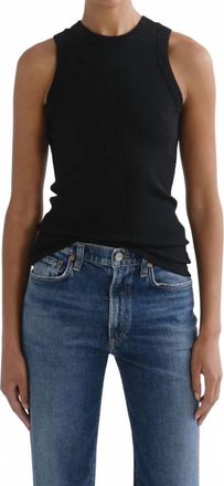 A Gold E Leigh Sleeveless Tank In Black