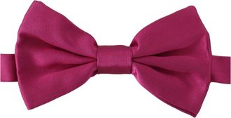 Dolce & Gabbana Roze Zijden Verstelbare Hals Vlinderdas - Heren - Accessoires - Roze - ONE Size - Accessoires