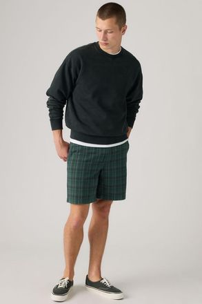 Levi's XX Chino Authentic Relaxed Lightweight Shorts - Men - 30X8 - Blue / Wyatt Plaid Vintage Teal Seersucker