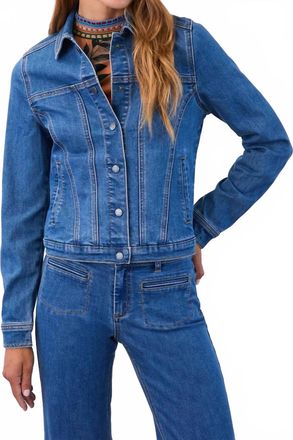 FDJ Basic Denim Jacket In Blue