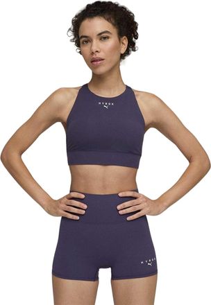 Puma Hyrox Shapeluxe-sportbeha voor dames (Diepe pruim)