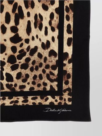 Dolce & Gabbana silk leopard-print foulard scarf
