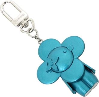 Louis Vuitton Pre-owned Accessories, female, Blue, Size: ONE SIZE Pre-owned Metal Keyring