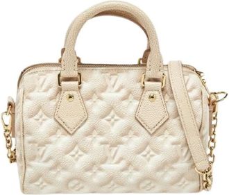 Louis Vuitton Pre-owned Canvas Mini Bag - Dames - Vintage Mini Tas - Beige - ONE Size - Vintage