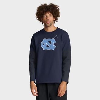 Jordan Brand Mens Jordan Brand Navy North Carolina Tar Heels 2025 Sideline Coach Therma-FIT Long Sleeve T-Shirt at Nordstrom, Size Xx-Large