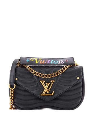 Louis Vuitton New Wave Chain Bag Quilted Leather MM crossbody bag - Zwart