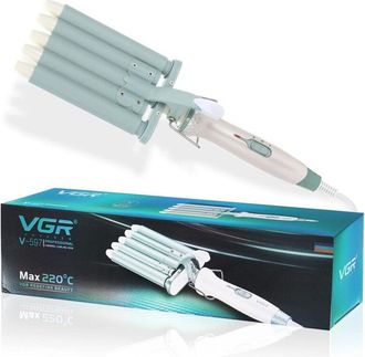 Trade Shop Trade Shop - Arricciacapelli Professionale Elettrico A 5 Cilindri Da 16 Mm Styling Vgr V-597