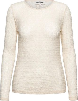 &Co Woman Tops, Dames, Beige, 3Xl, Polyester, Tris Kant Top