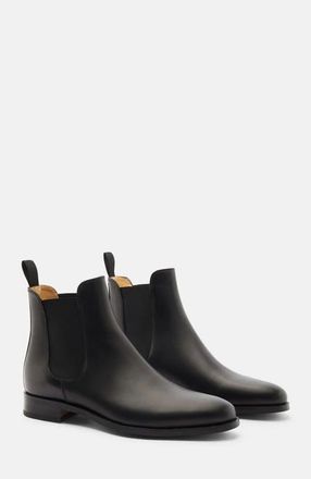 Scarosso Giancarlo Chelsea Boots in Black Calf at Nordstrom, Size 42.5