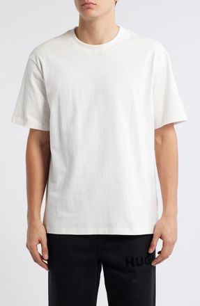 HUGO BOSS Dapolino Cotton T-Shirt in Natural at Nordstrom, Size Xx-Large