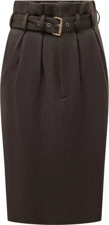 Etro Midi Rok - Dames - Kokerrokken - Bruin - M - Rokken