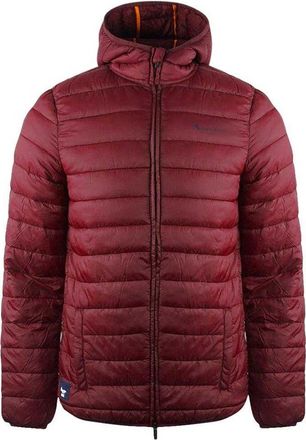 Aquascutum Heren Bordeaux Londen Logo Hooded Jacket (Rood)