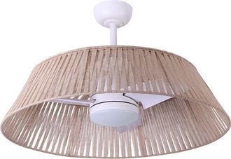 Sulion Gema - ventilador de techo exterior 82cm led 18w blanco