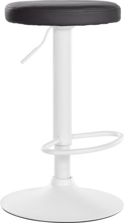 Clp Clp - Taburete De Bar Ponte Redondo En Polipiel Negro Blanco