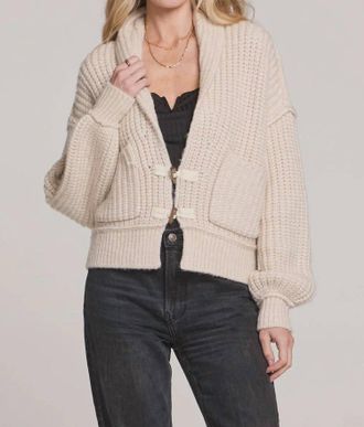 Saltwater Luxe Cain Cardigan In Cream