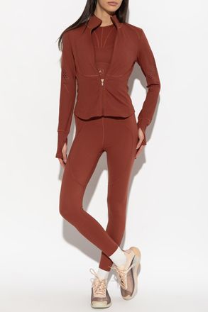 adidas ADIDAS By Stella McCartney Training Sweatshirt With Logo, Womens, Brown