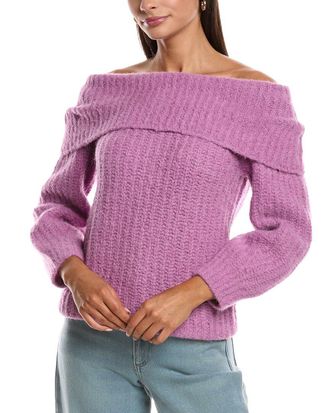 Nation Ltd Nation Ltd Serena Off-Shoulder Alpaca-Blend Sweater