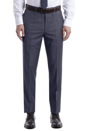 Calvin Klein Mens Business Suit Pants Set, Blue, 31
