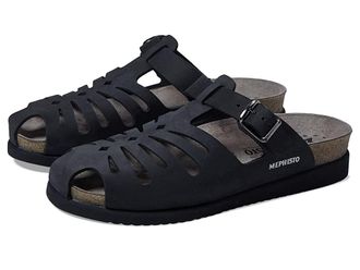 Mephisto Hedina Womens Shoes Black Nubuck : EU 36 (US Womens 6) B - Medium, Suede
