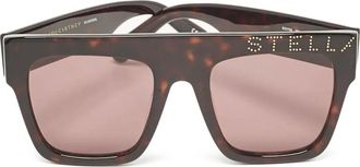 Stella McCartney 2020 zonnebril met vierkant montuur - Bruin