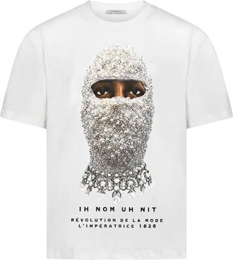 Ih Nom Uh Nit IH NOM UH Nit, Uomo, Top, Bianco, XL, new