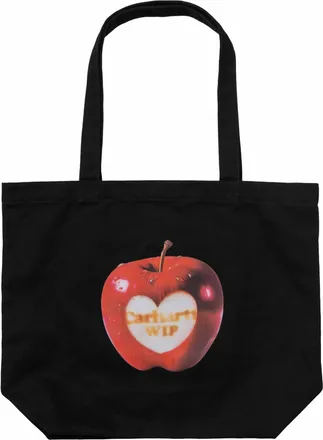 Carhartt Work in Progress Mens Canvas Tote Bag, Black Cotton Shoulder Bags