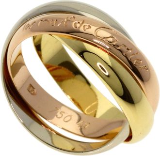 Cartier Trinity Yellow Gold (18K) Pink Gold (18K) White Gold (18K) Band Ring (Pre-Owned)
