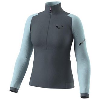 Dynafit Blacklight Thermal 1/2 Zip Fleecepullover f&uuml;r Damen | blau