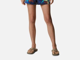 Columbia Womens Sandy River Ii Printed Shorts In Lapis Blue/magnolia Print