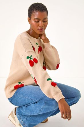 Roman Cherry Patterned Jumper