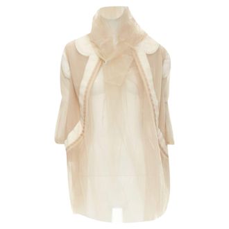 Comme Des Gar&ccedil;ons Comme des Garcons deconstructed inside out tulle jacket