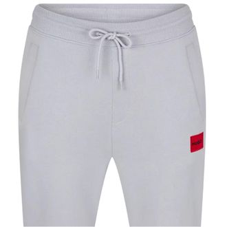 HUGO BOSS Hugo Mens Fleece Logo Relaxed Fit Joggers (Medium Blue) Cotton - Size X-Large