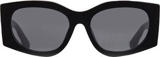 Tory Burch Dark Grey Rectangular Ladies Sunglasses TY7221U 170987 56